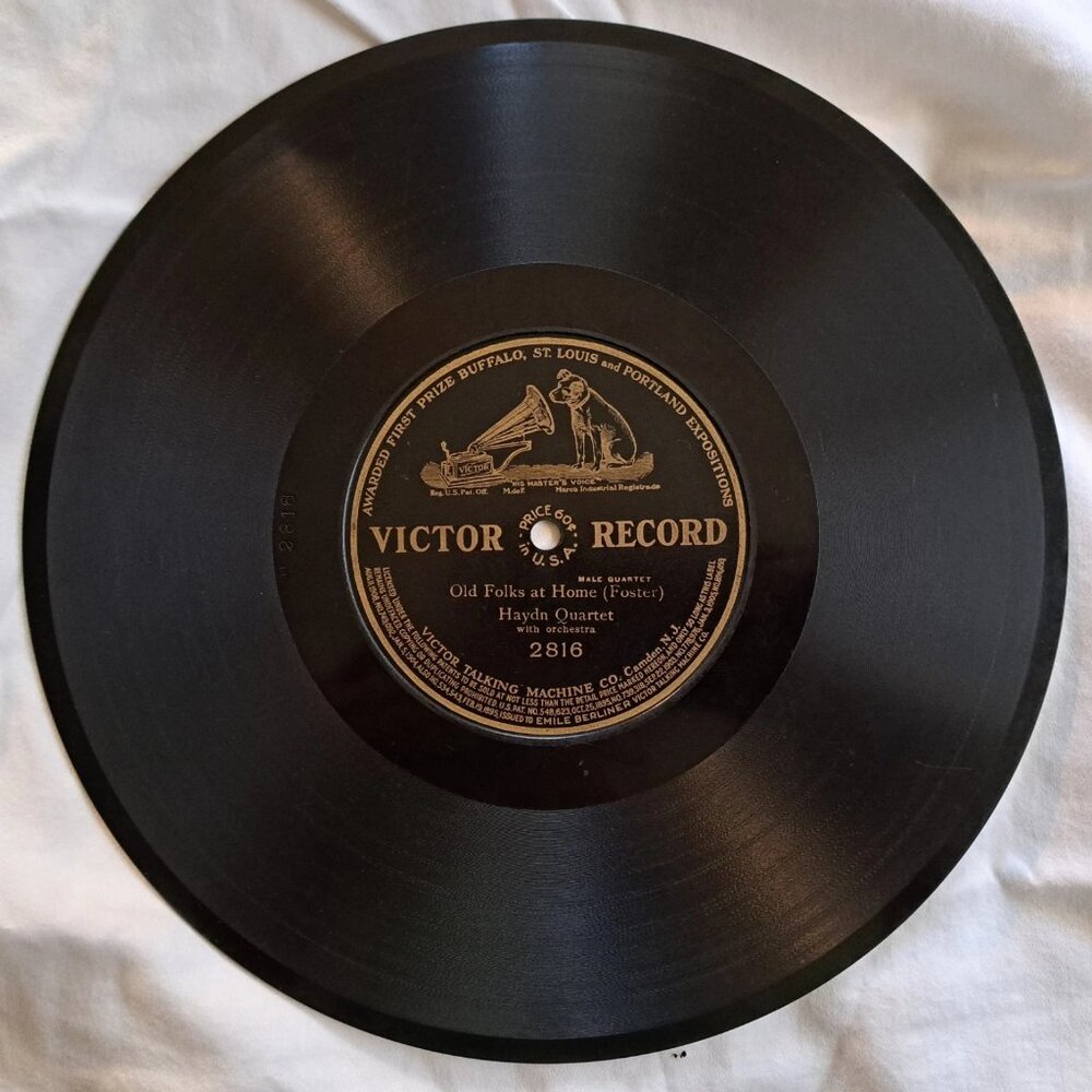 Victor Talking Machine Co. Haydn Quartet – Old Folks At Home 1907
